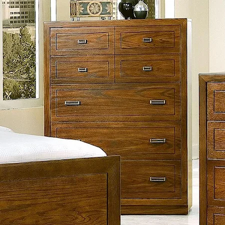 5 Drawer Chest with Cedar Lined Bottom Drawers